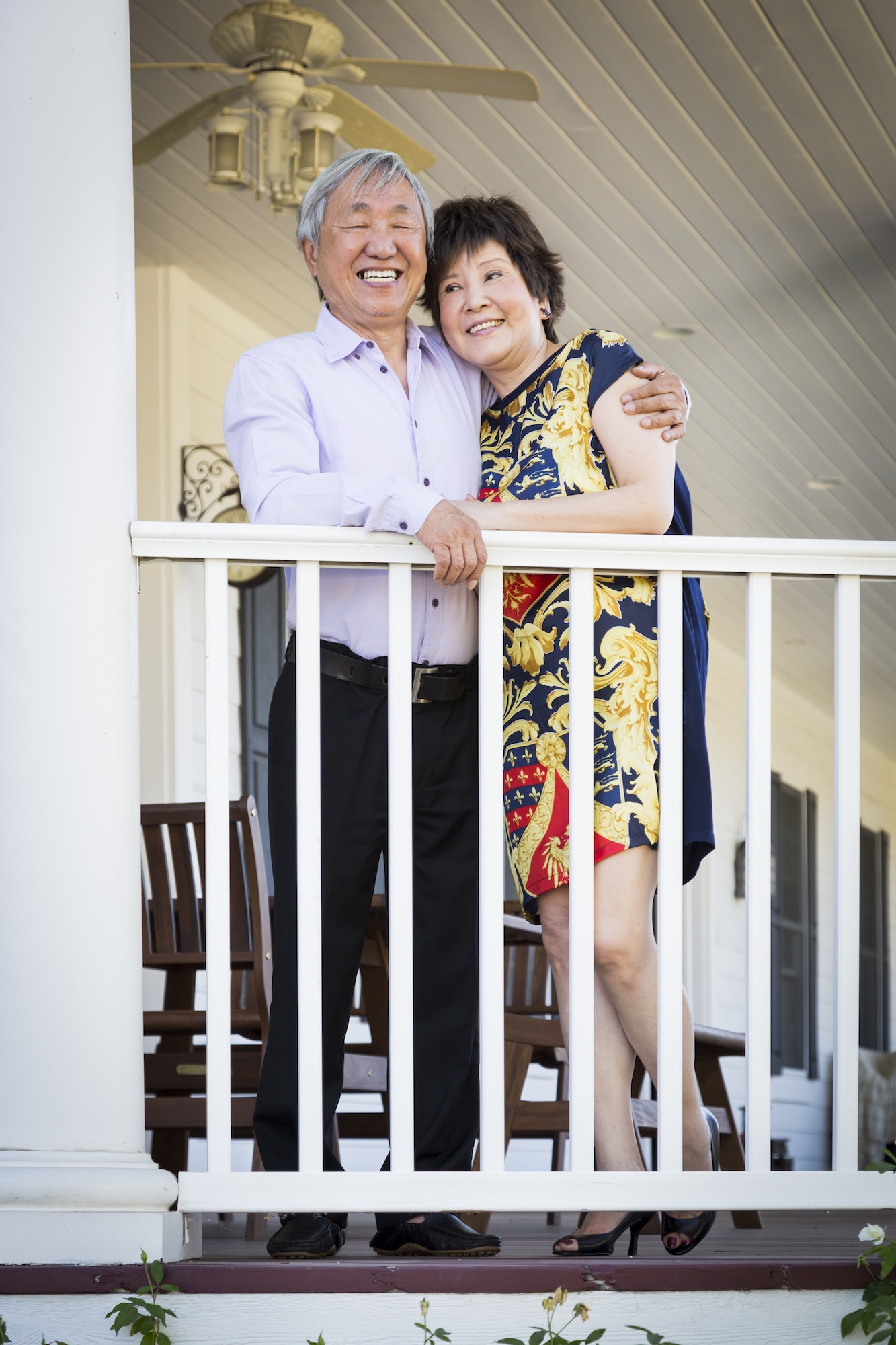 Attractive Chinese Couple Enjoying Their House