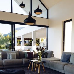 View of living room interior of a modern house